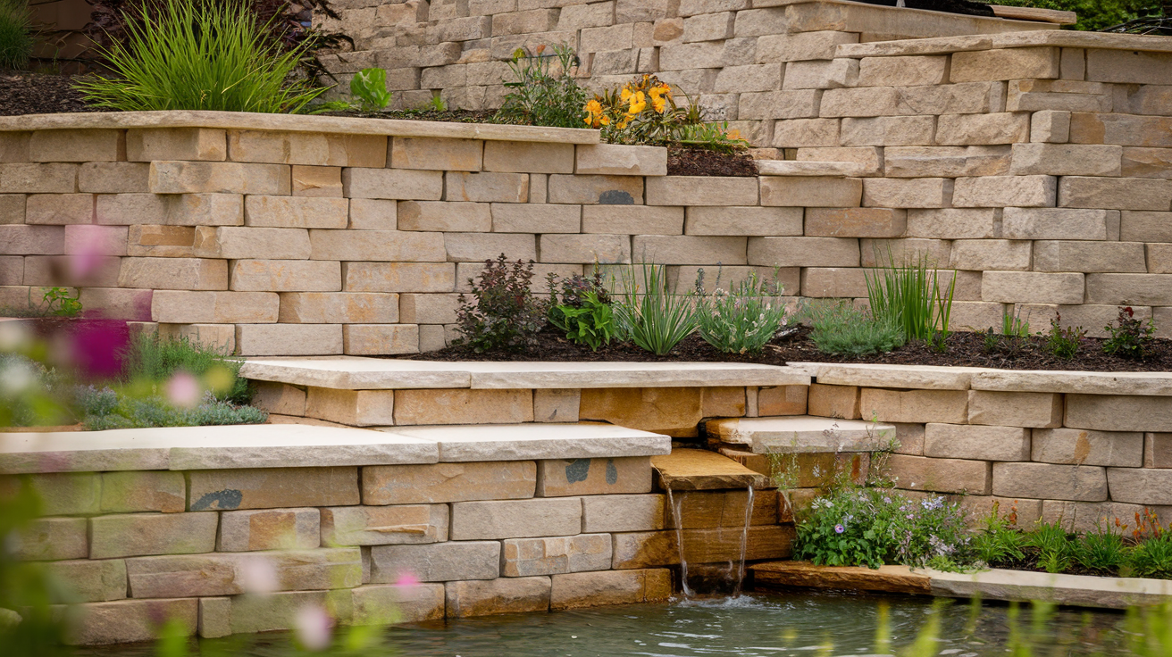 Retaining Walls That Double as Design Features