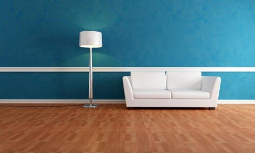 Blue Living Room — Hardwood Floors in Spotswood, NJ