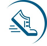 Icon for foot injuries from sports cured by the podiatrists in Central Coast