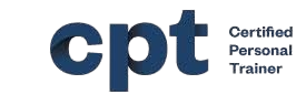 The cpt logo is a certified personal trainer.