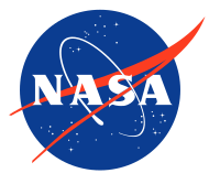 The nasa logo is shown on a white background