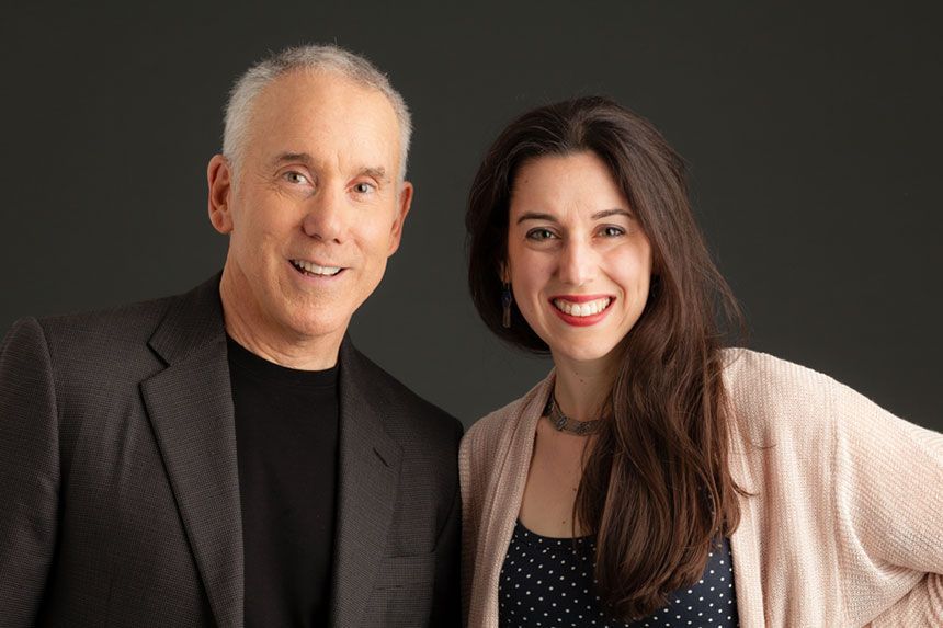 Dan Millman & his daughter; author, journalist, Sierra Prasada