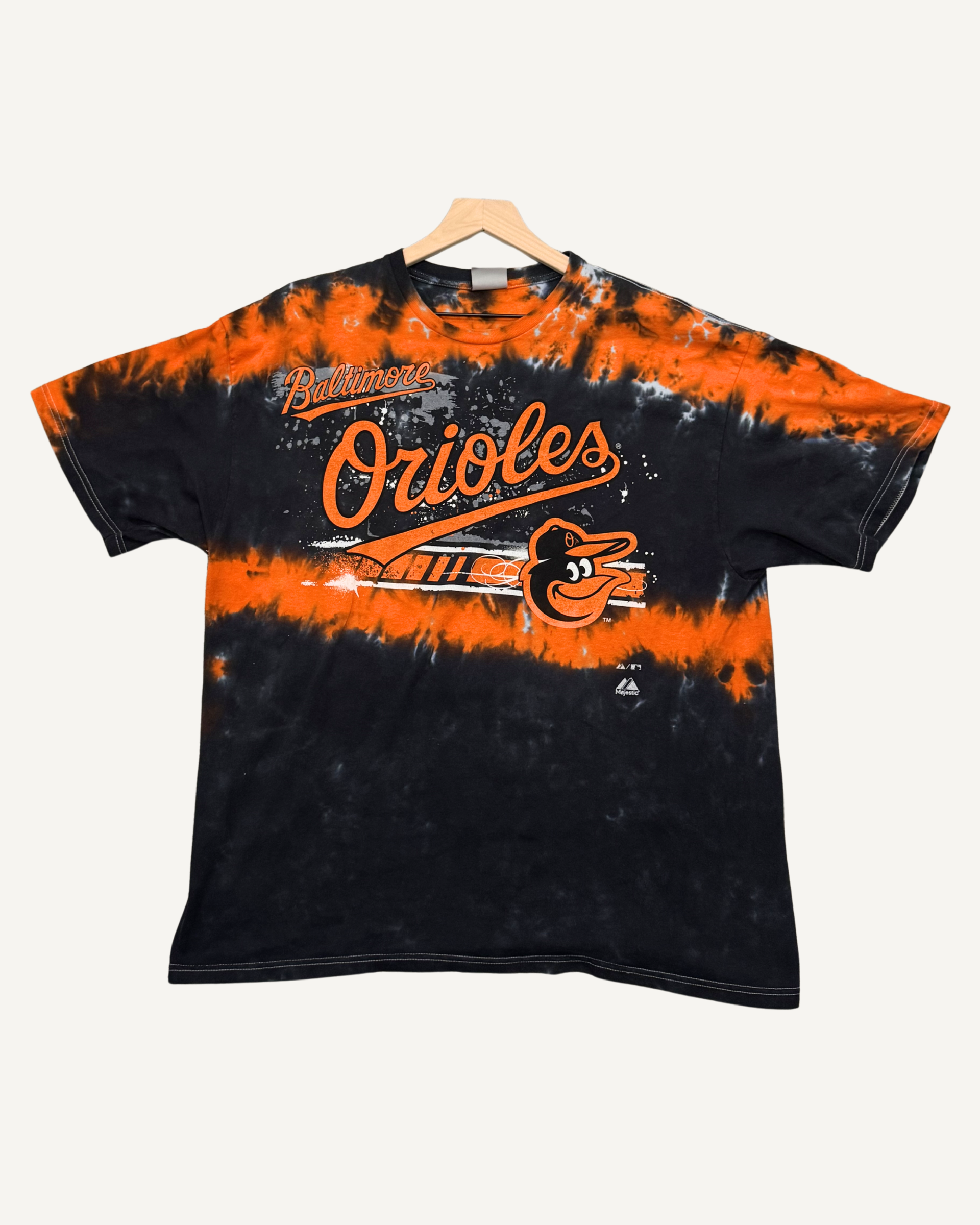 Tie-Dye Baltimore Orioles Logo Tee