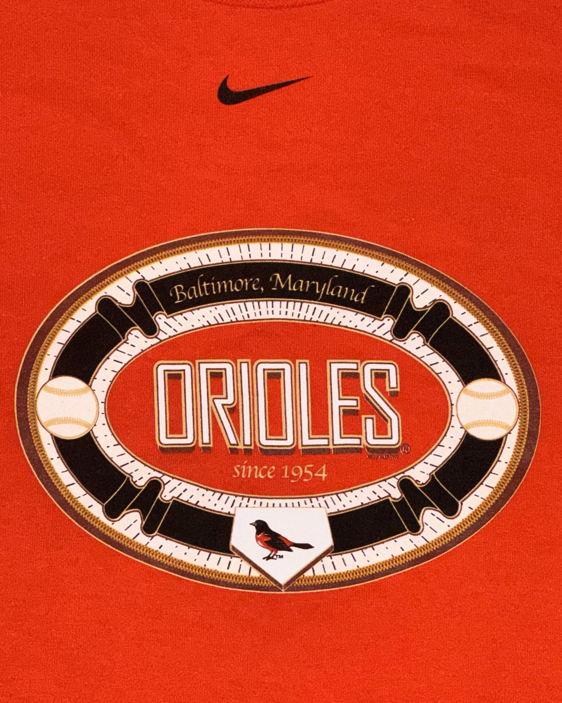 Vintage 2001 Nike Center Swoosh  Baltimore Orioles Stadium T-Shirt