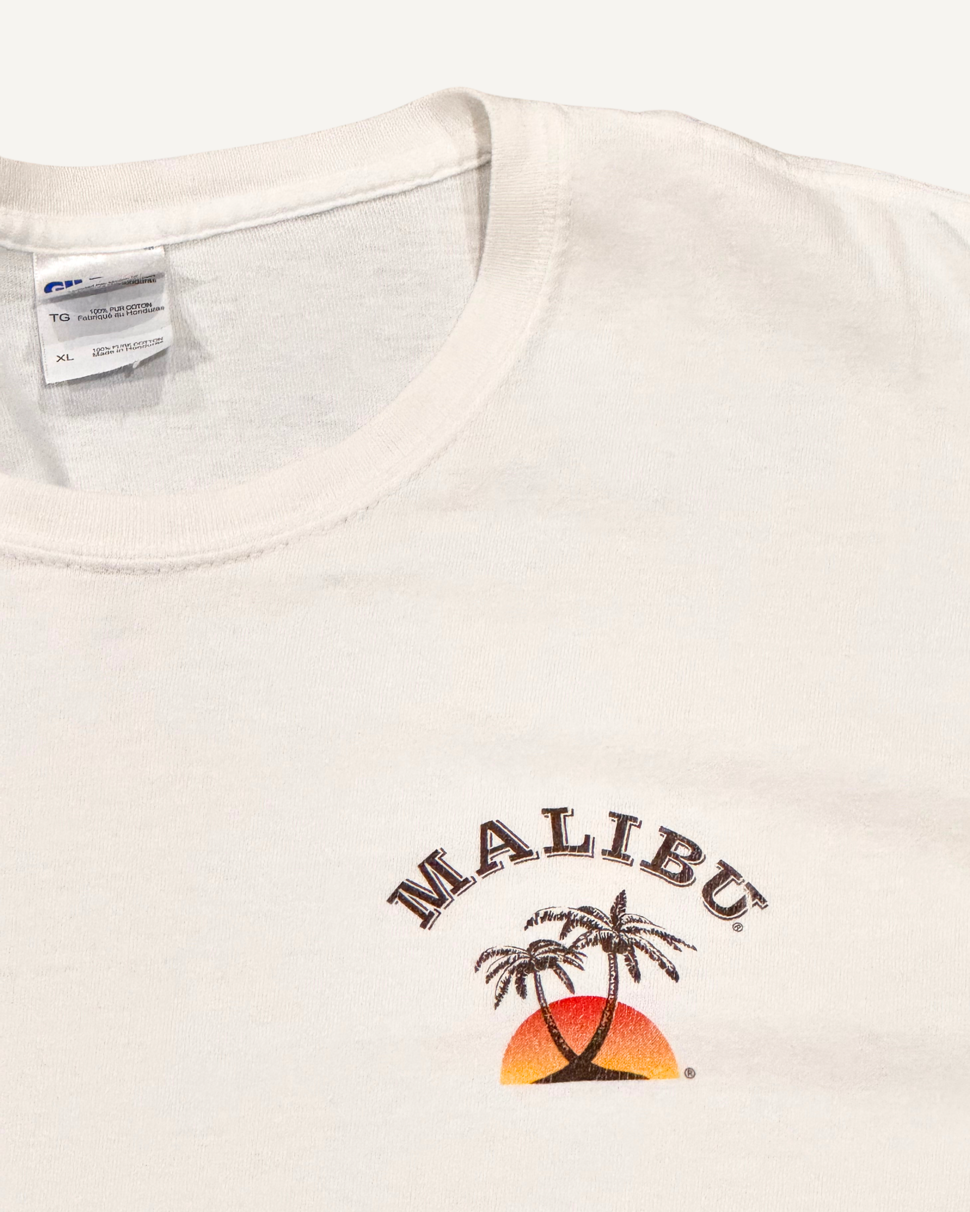 Vintage Malibu Rum Palm Trees Graphic T-shirt