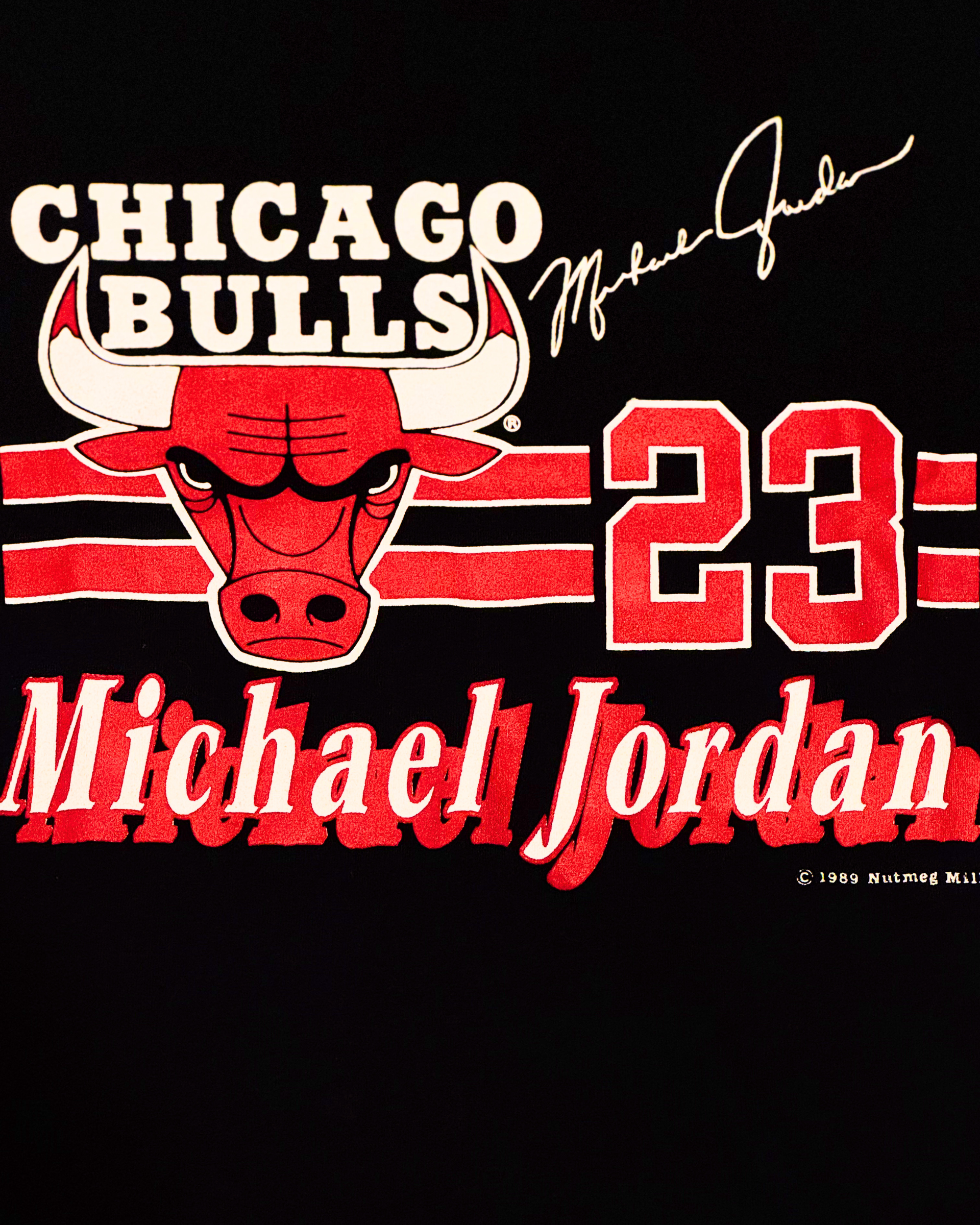 Vintage Nutmeg 1989 Michael Jordan Chicago Bulls T-Shirt