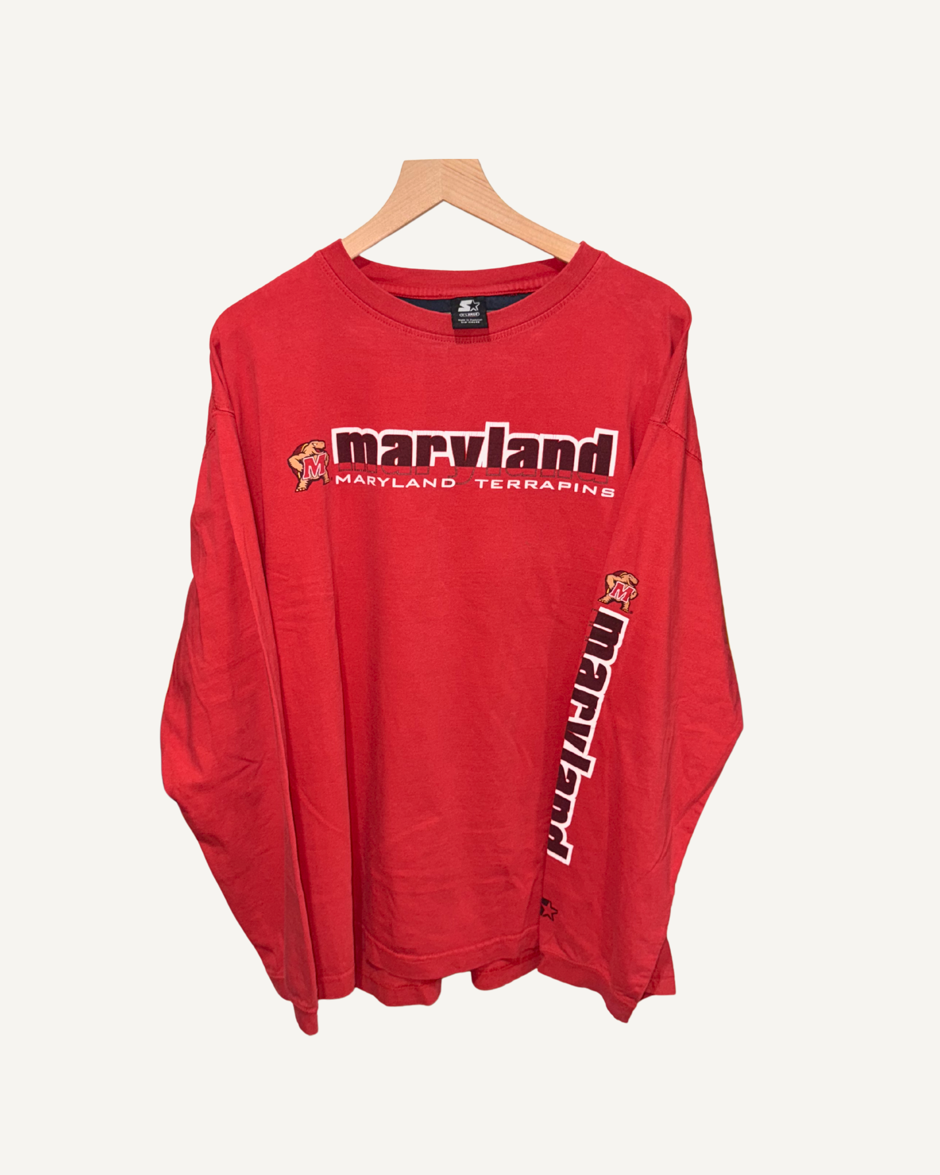 Vintage Started UMD Maryland Terrapins  L/S shirt