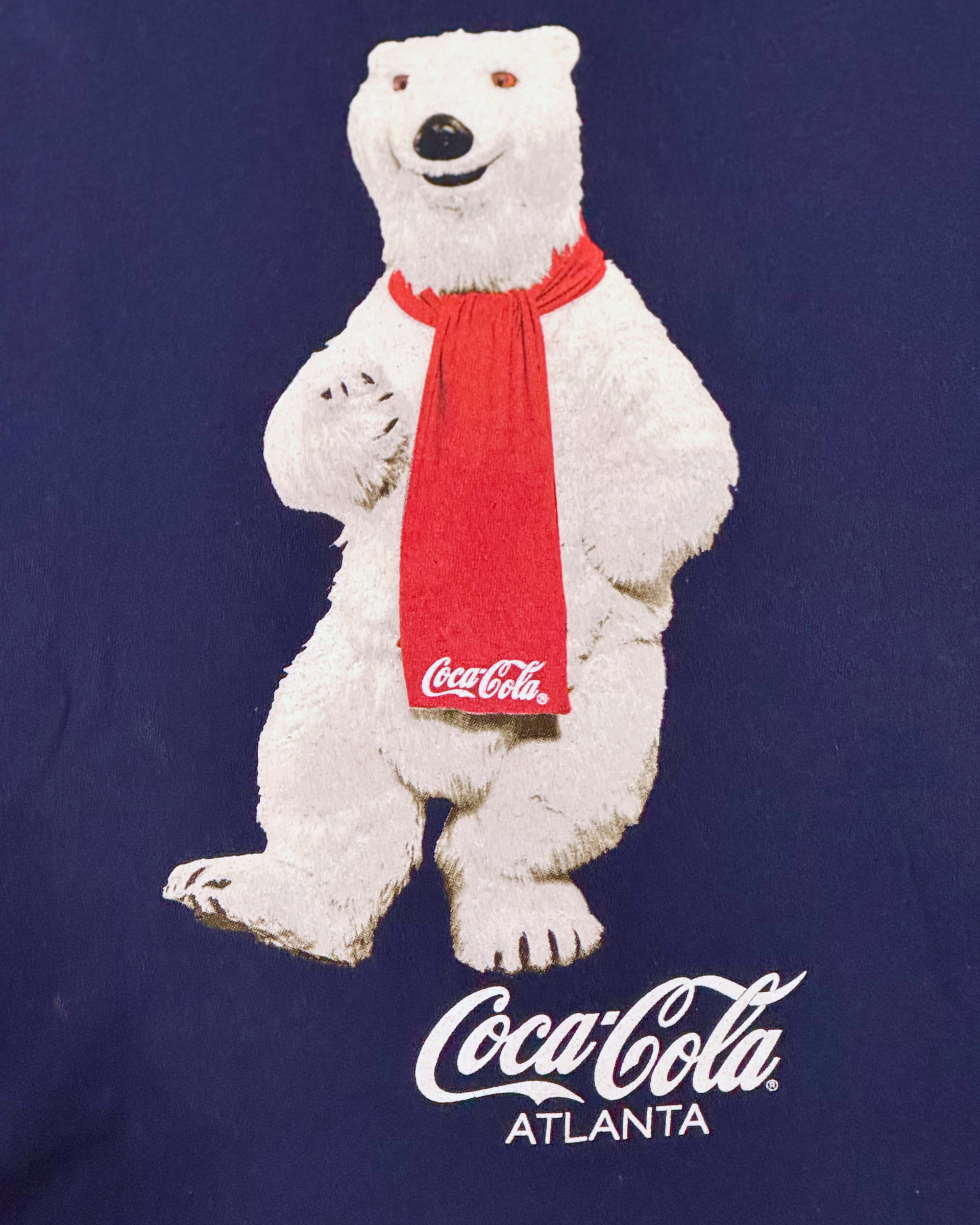 Vintage Coca-Cola Atlanta  Polar Bear Graphic T-Shirt