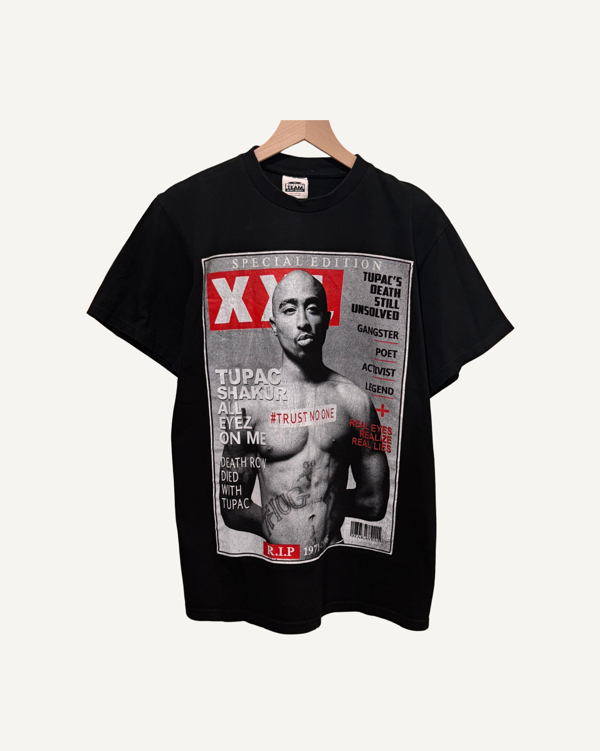 Vintage Y2K Tupac Shakur XXL Magazine Tribute T-Shirt