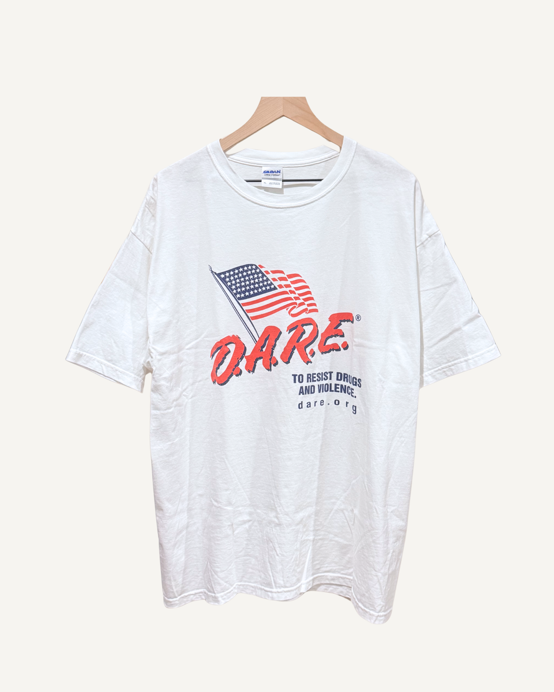 Vintage D.A.R.E. “To Resist Drugs and Violence” American Flag T-Shirt