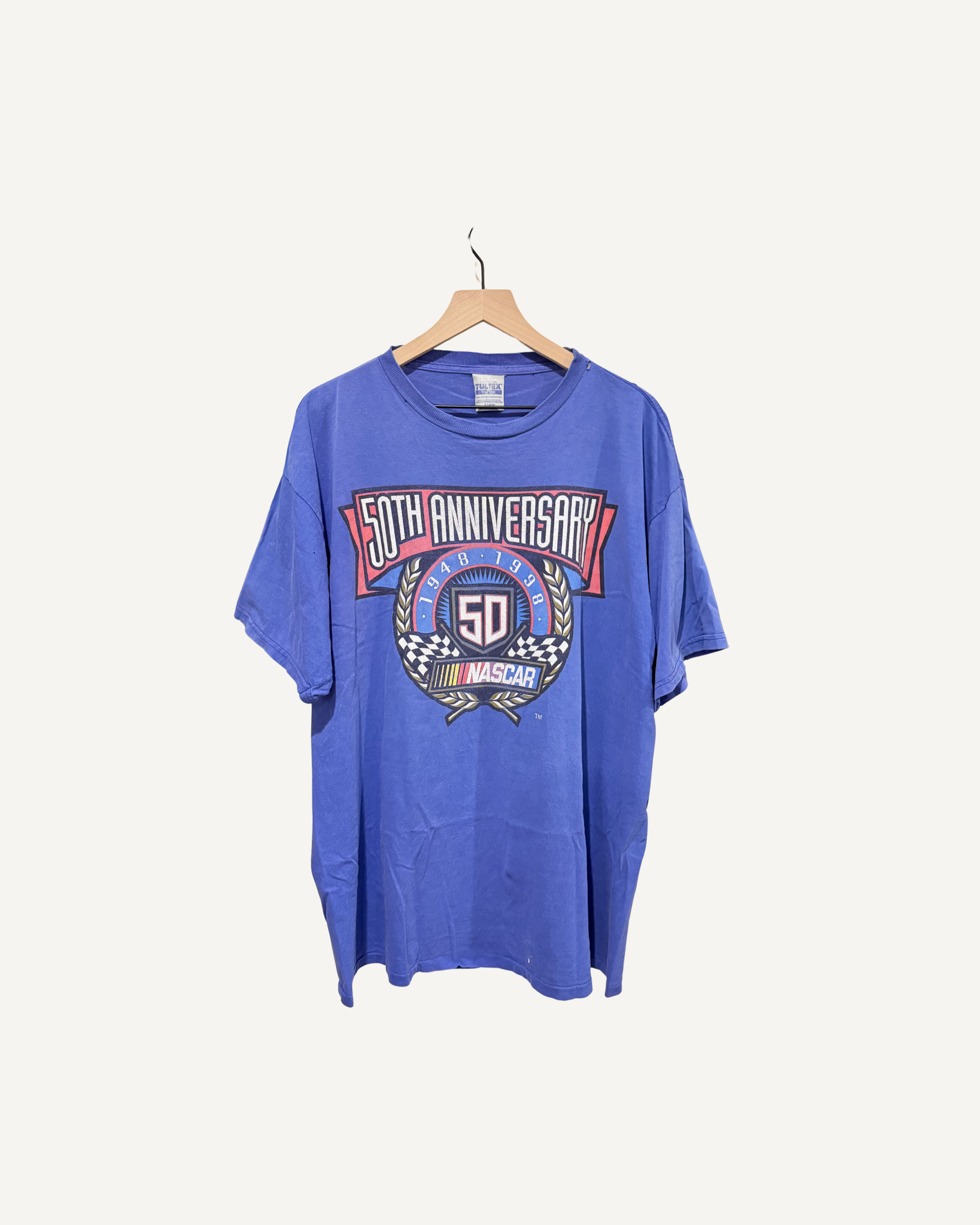 Vintage 1998 NASCAR 50th Anniversary Graphic T-Shirt