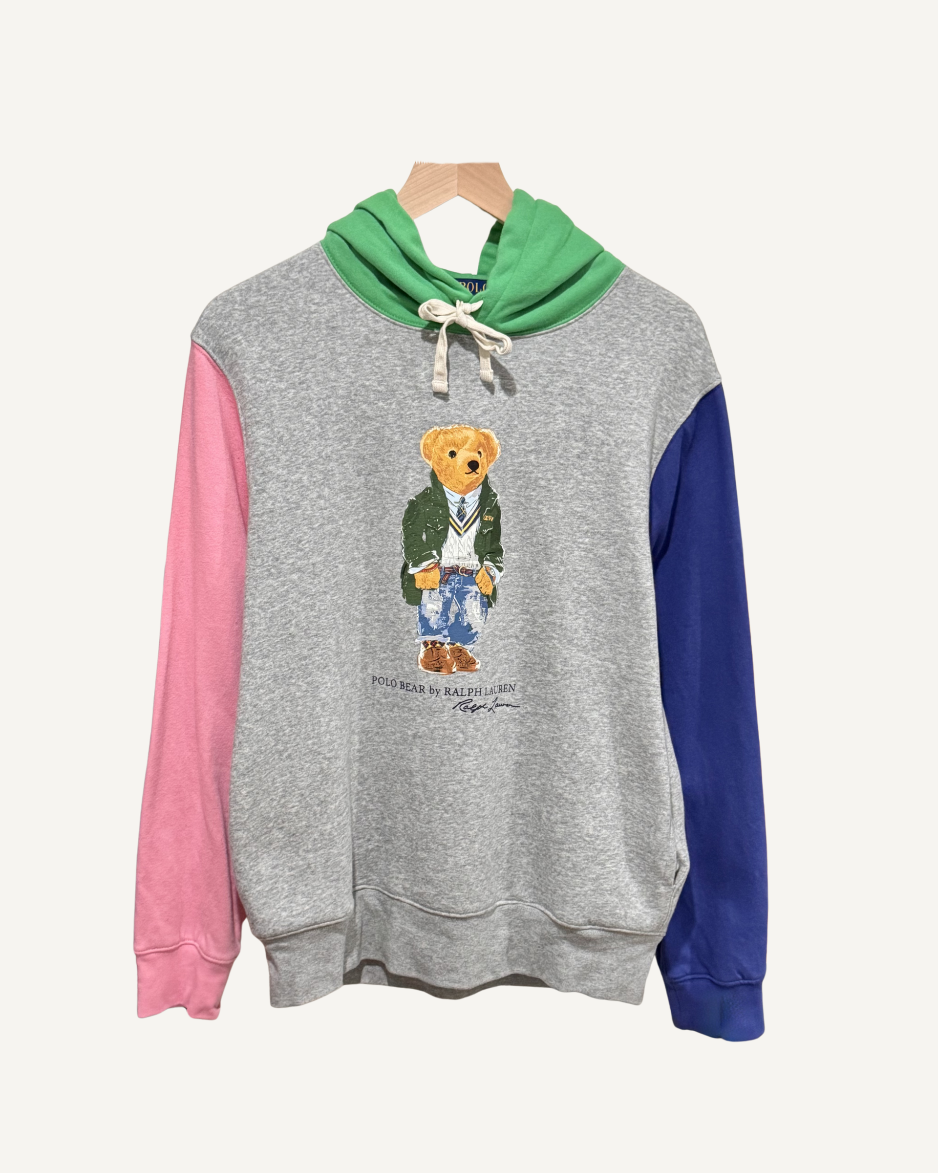 Polo Ralph Lauren Color-Block Polo Bear Hoodie