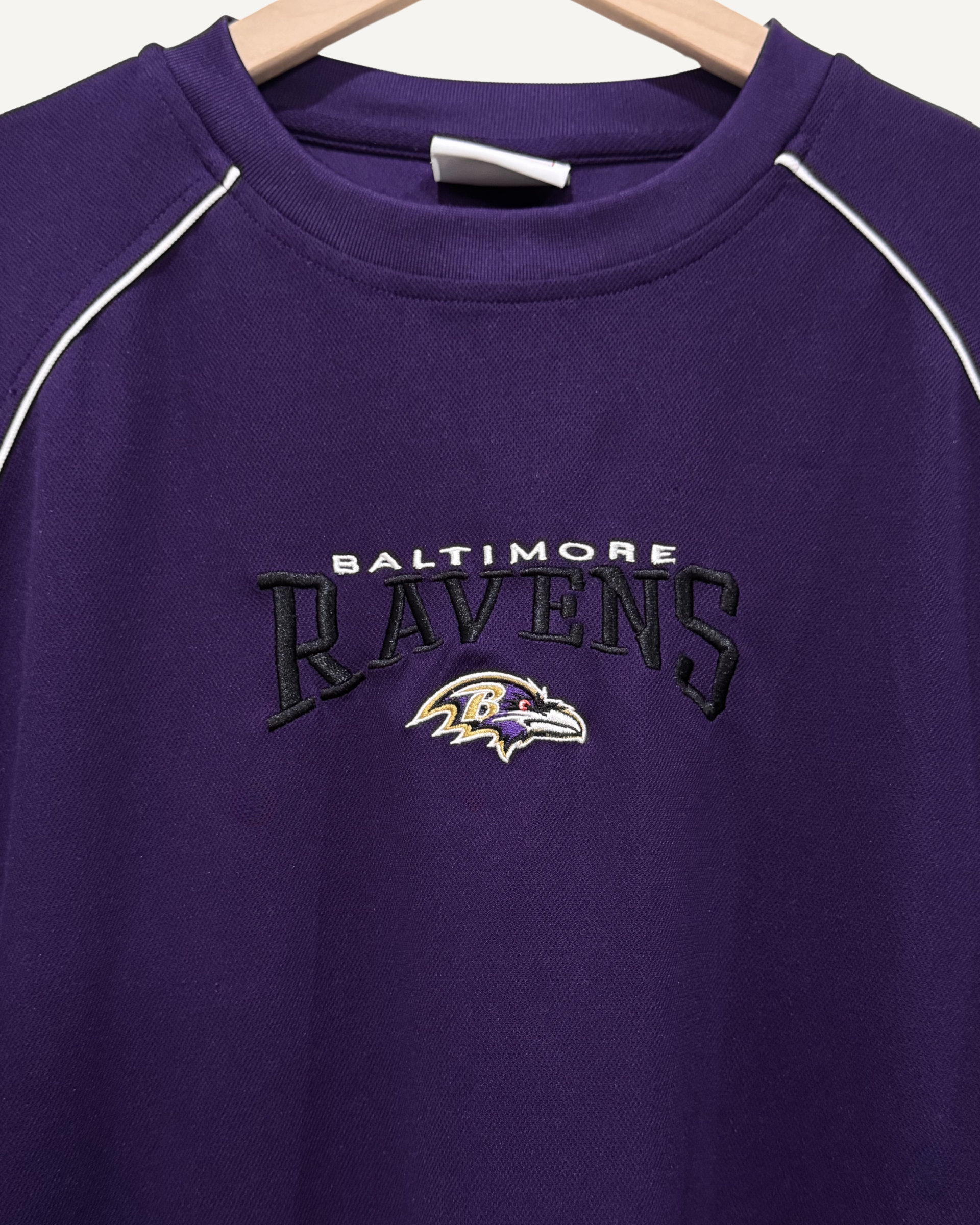 NFL Classic Baltimore Ravens Embroidered Logo L/S Top