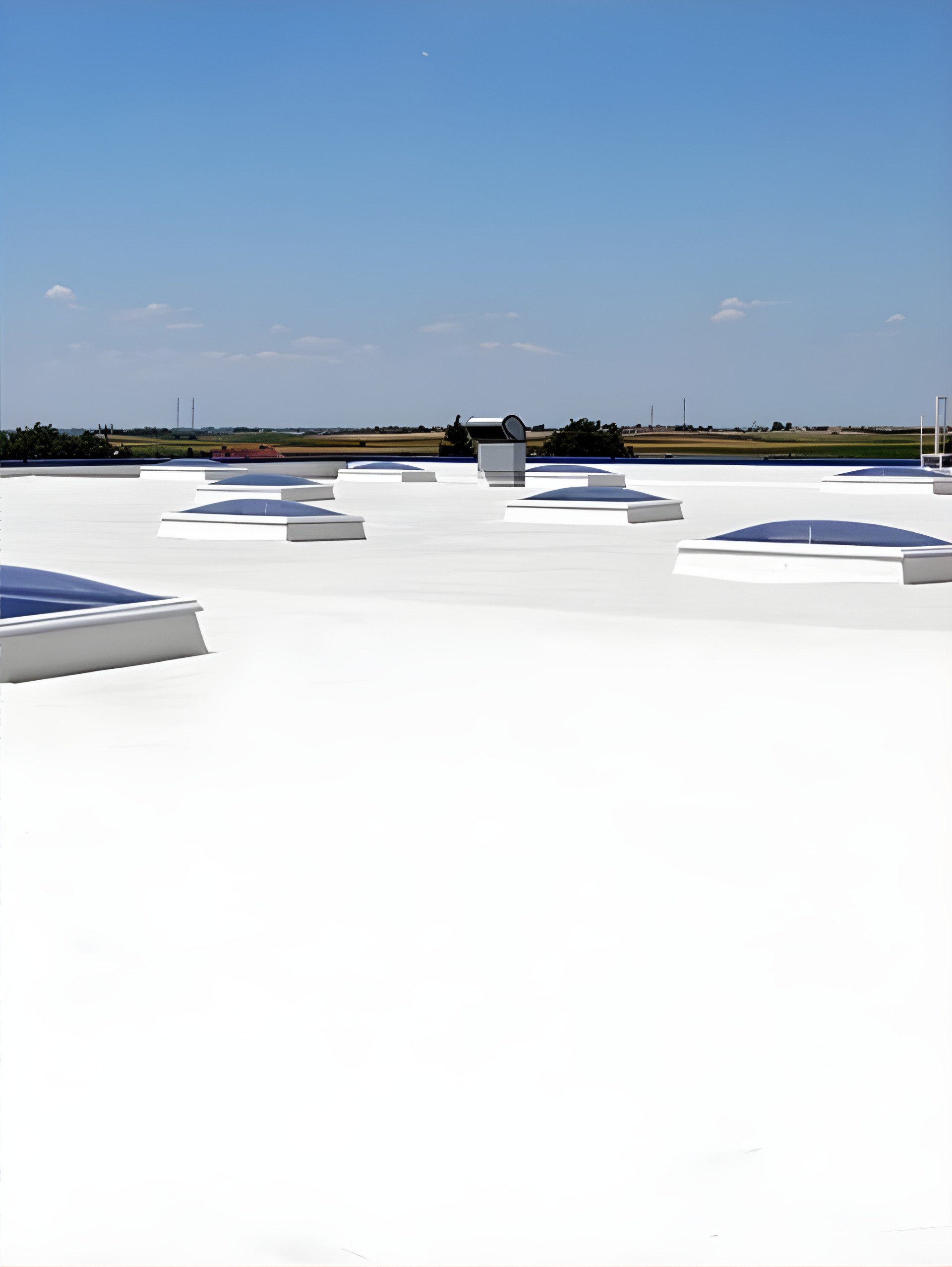 Flat Roof Elastomeric Coating