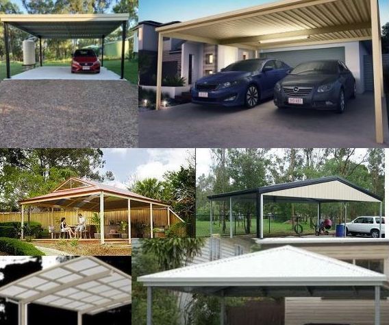 Carport Cost -Why more in Brisbane than Melbourne or Sydney? Photo of various style carports