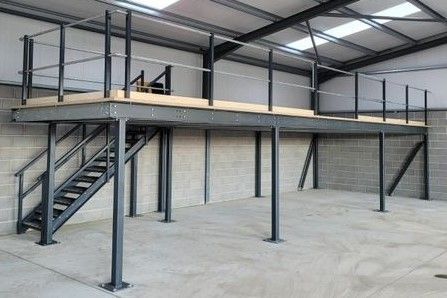 Sheds with Mezzanine floors - Advantages, photo of mezzanine in a shed