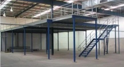 Frequently Asked Questions about Mezzanine Floors in a Shed, photo of a mezzanine in a shed