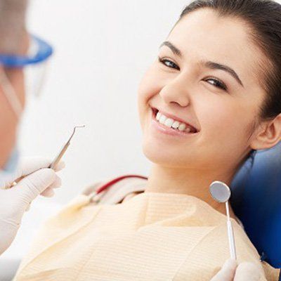 Dental Care — Woman on Dental Checkup in Coon Rapids, Minnesota