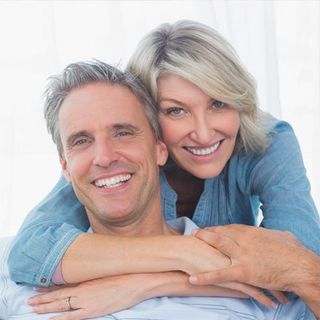 Seniors — Couple Smiling in Coon Rapids, Minnesota