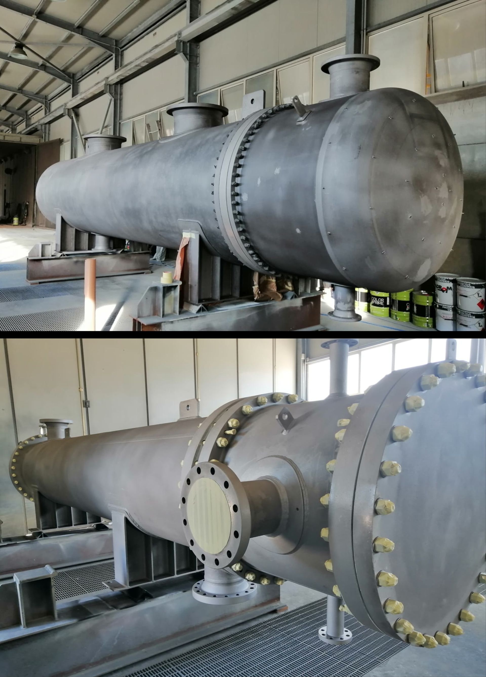 lavori di sabbiatura e verniciatura