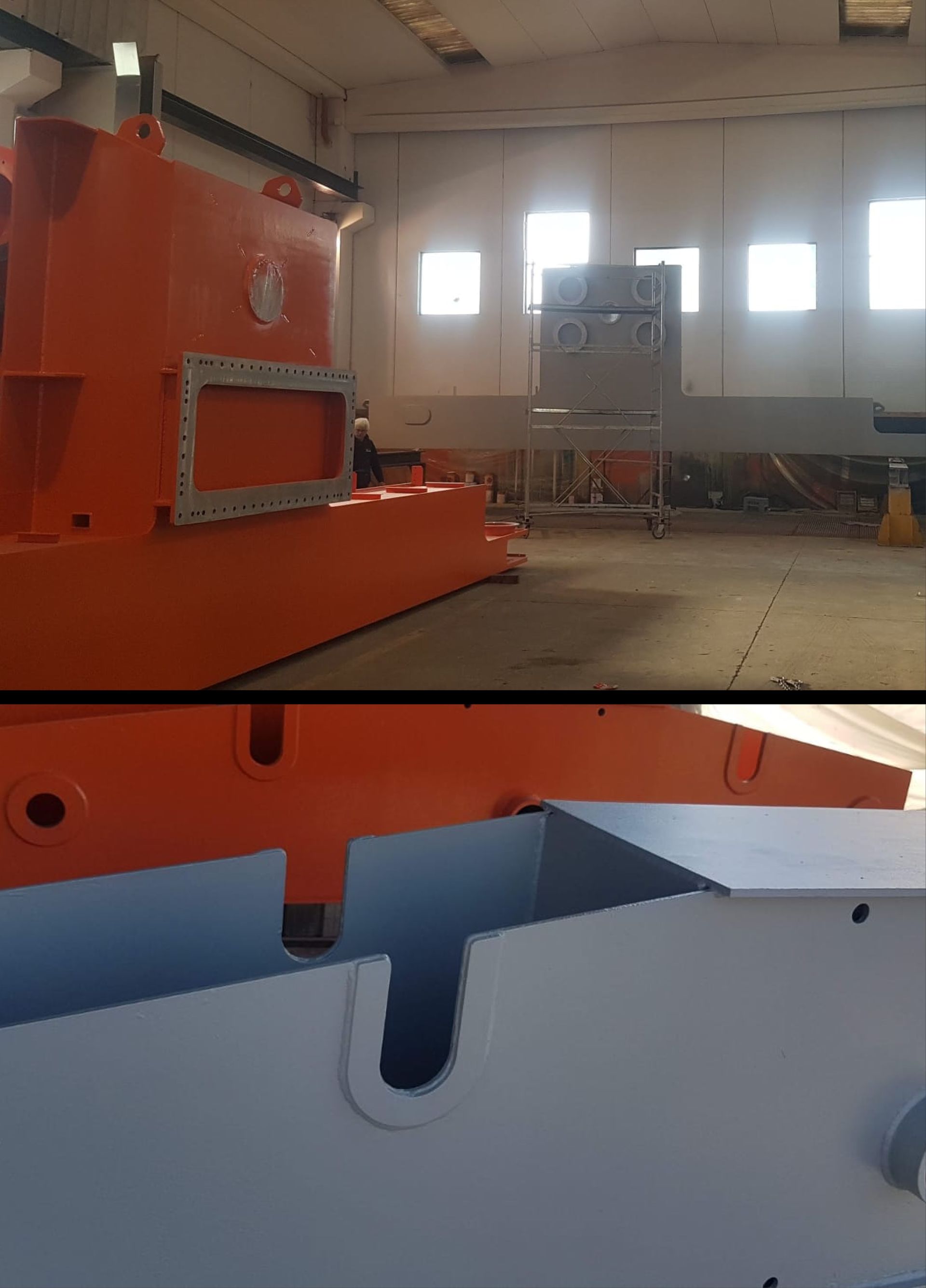 riverniciatura macchinario industriale