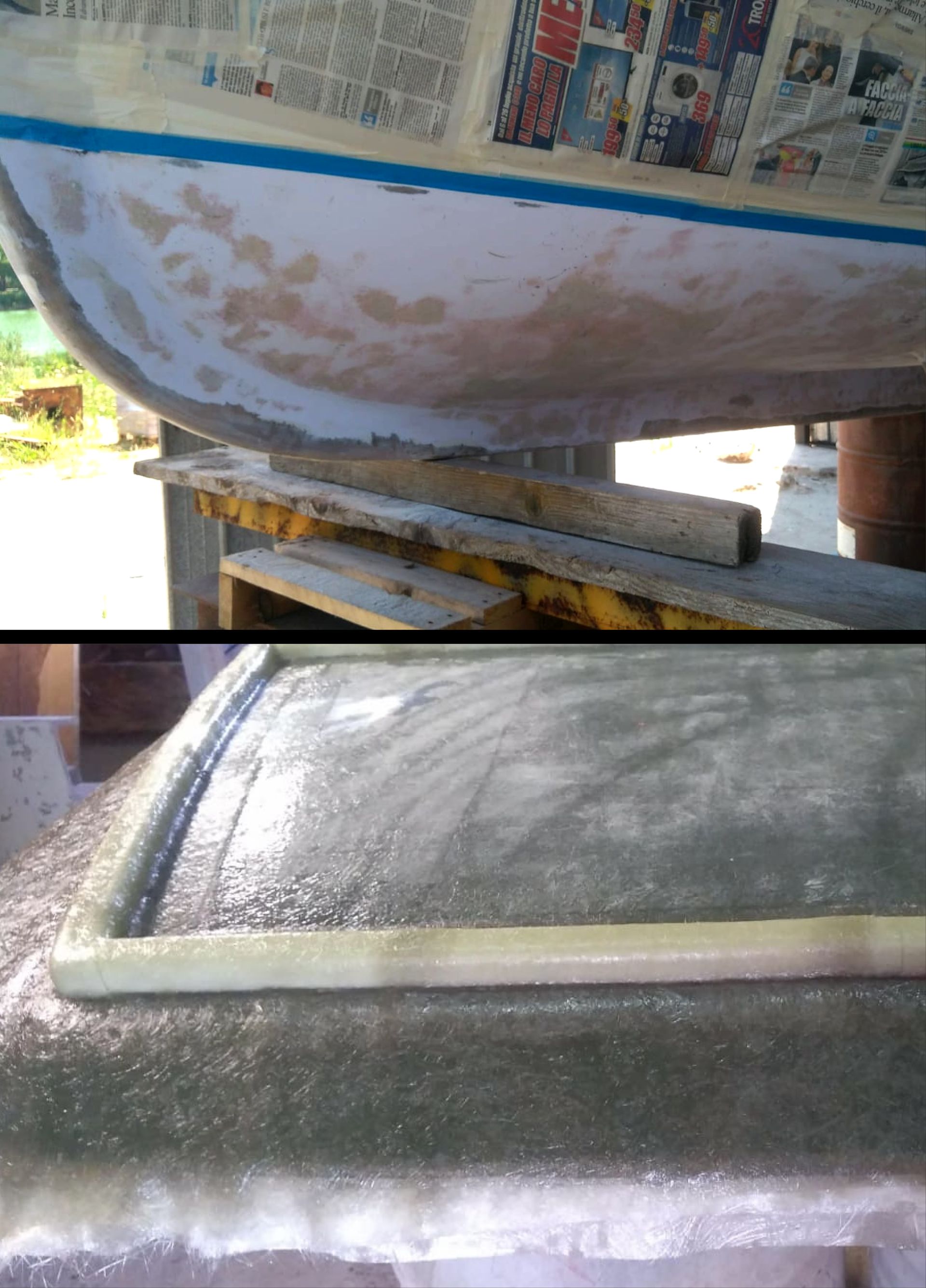 lavori in vetroresina