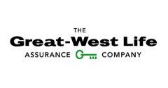 The great west life assurance company logo with a key.