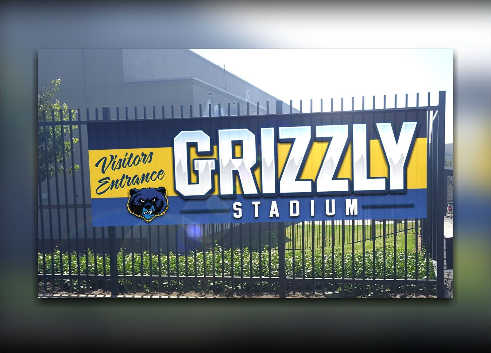 Football Stadium Banner