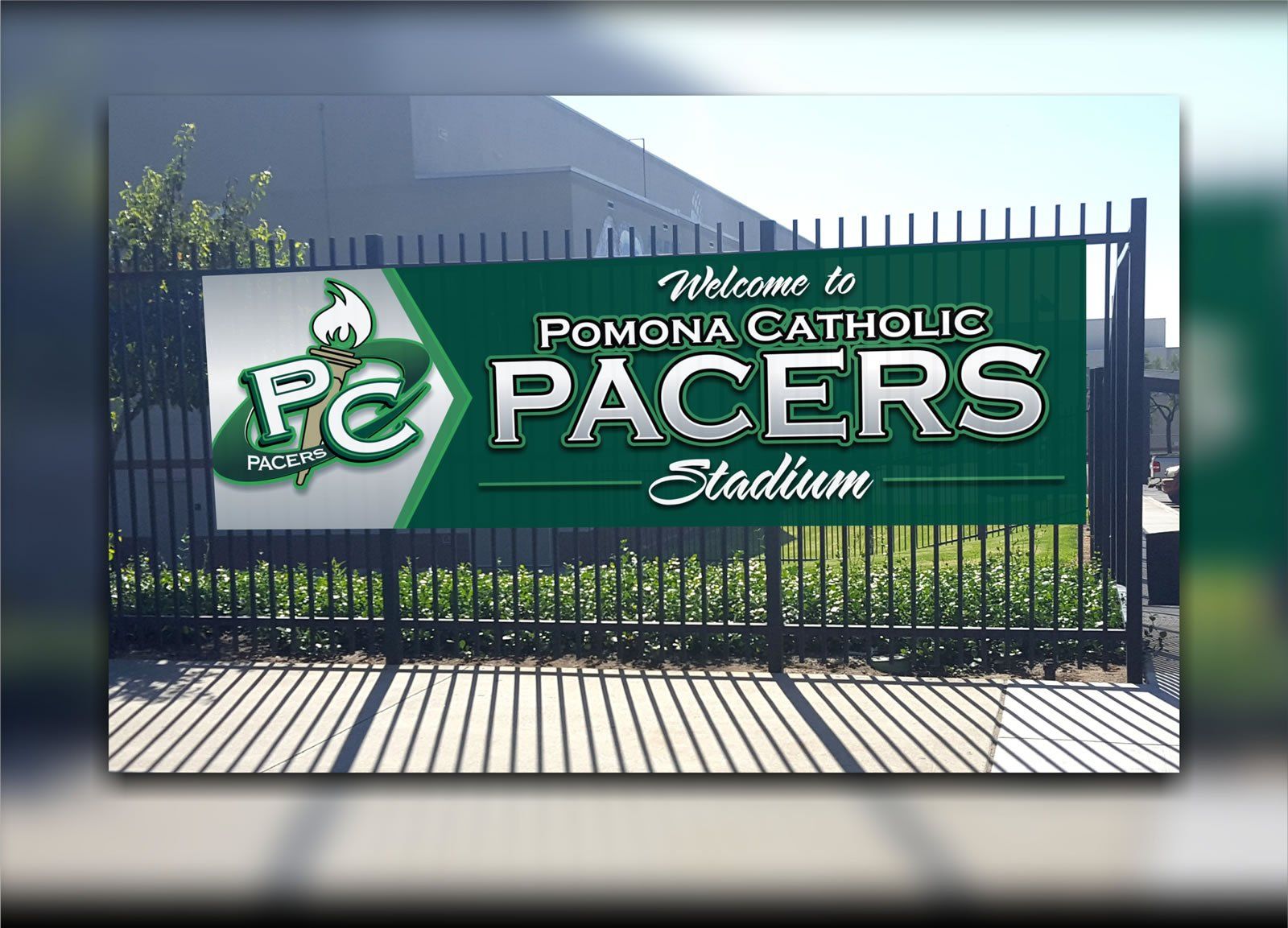 Football Stadium Banner