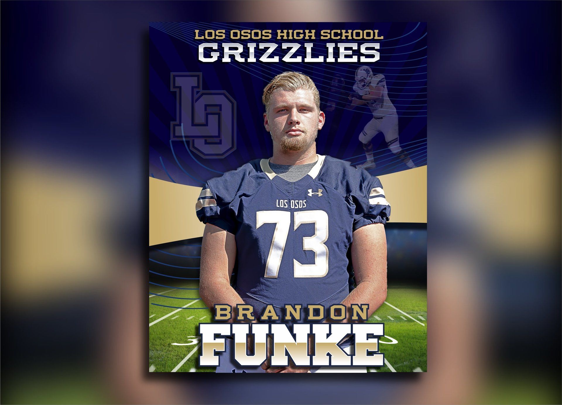 Senior Photo Football Banners