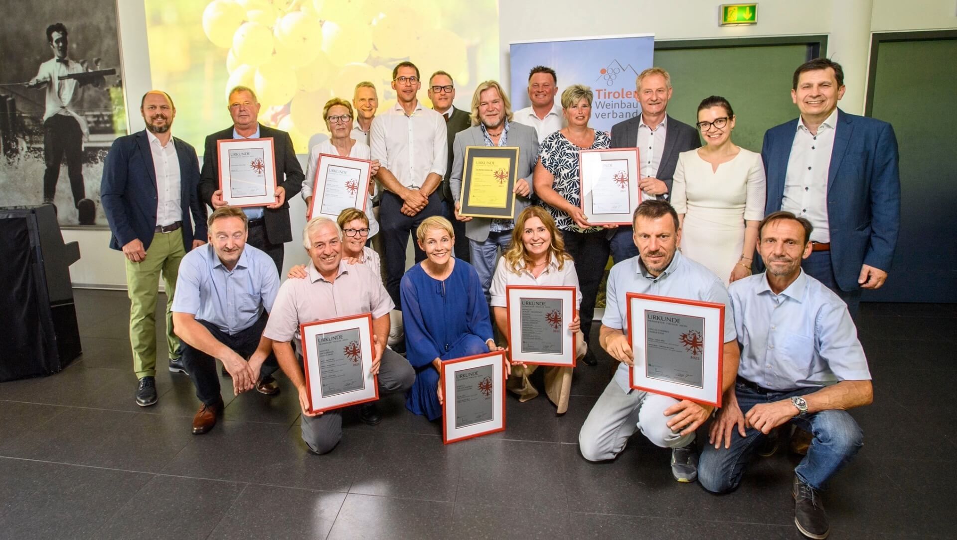 Tiroler Weinprämierung 2025 der Landwirtschaftskammer Tirol
