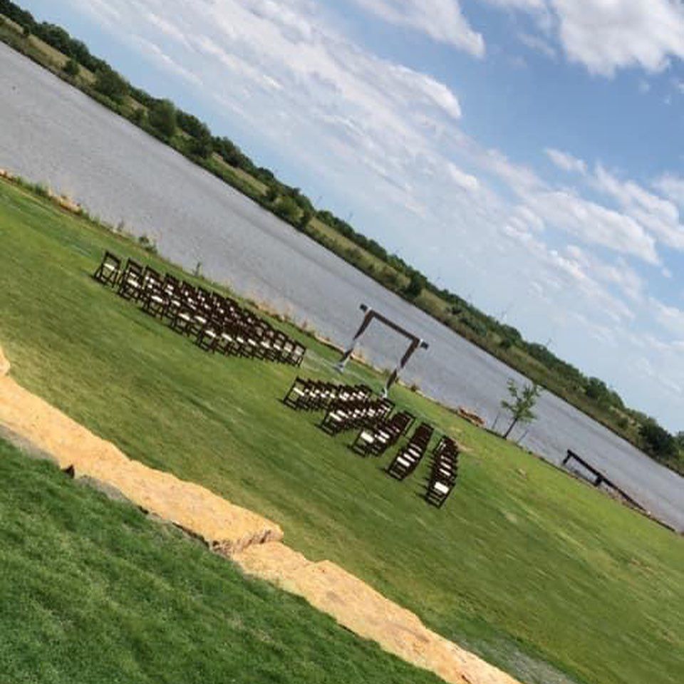 wedding venue outdoor seating area