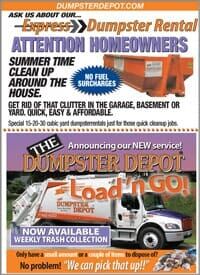 Dumpster Rental Attention Homeowners - Dumpster Rental Company in Manchester, NH