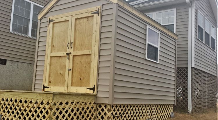 Storage Room Door — Hendersonville, NC — Tripps Renovations LLC