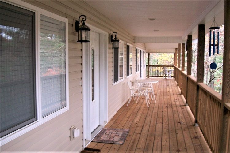 Outdoor Hallway Deck — Hendersonville, NC — Tripps Renovations LLC