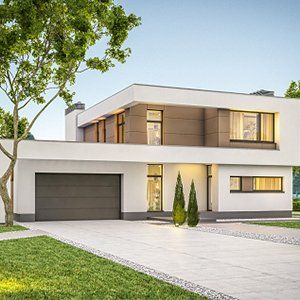 Concrete & Asphalt Walkways — Elegant House in Maywood, IL