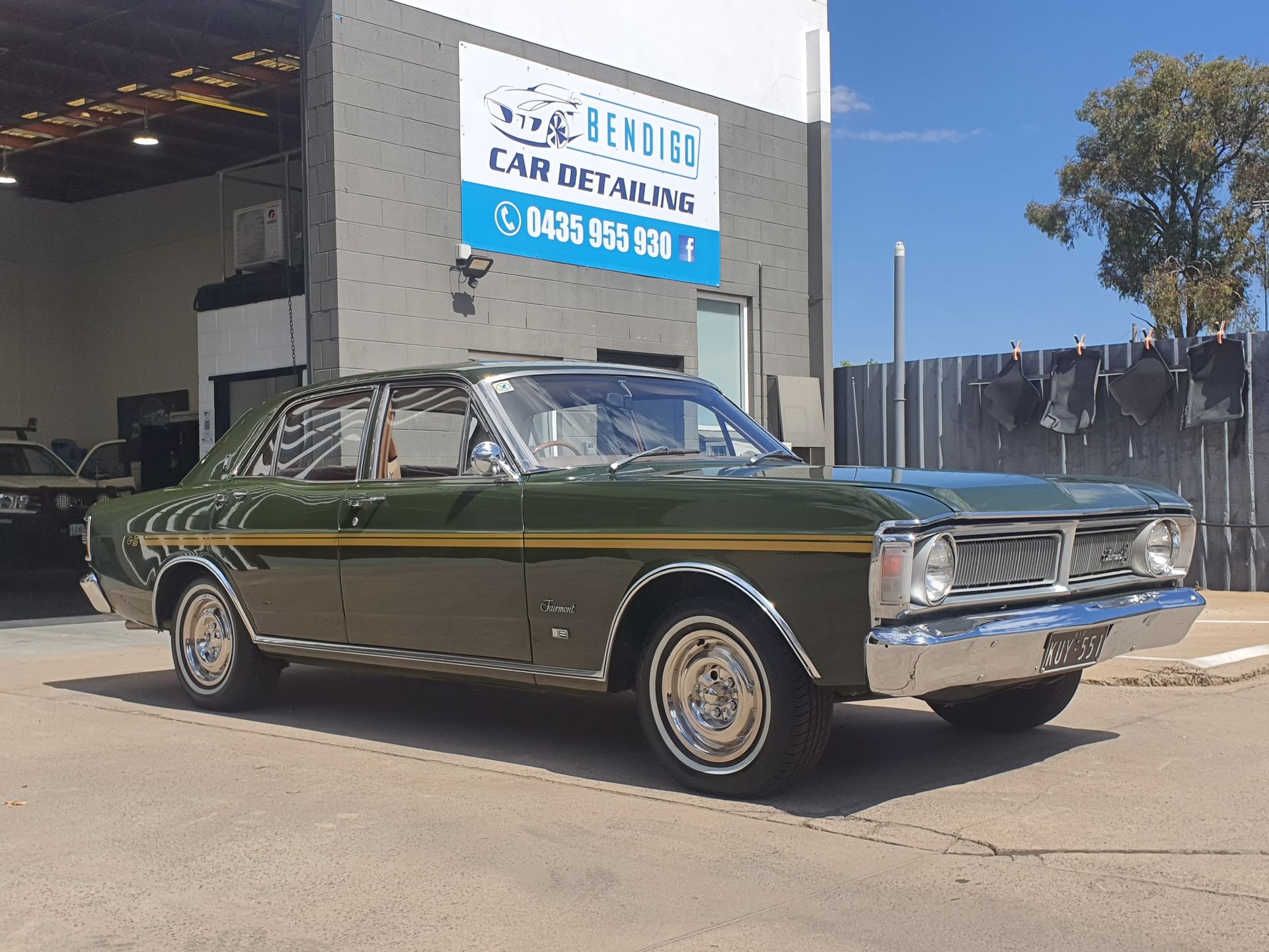 Newly Detailed Vintage Car — Car Detailing in Bendigo