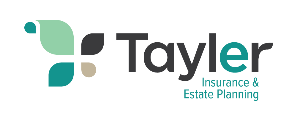 A logo for a company called tayler insurance and estate planning.