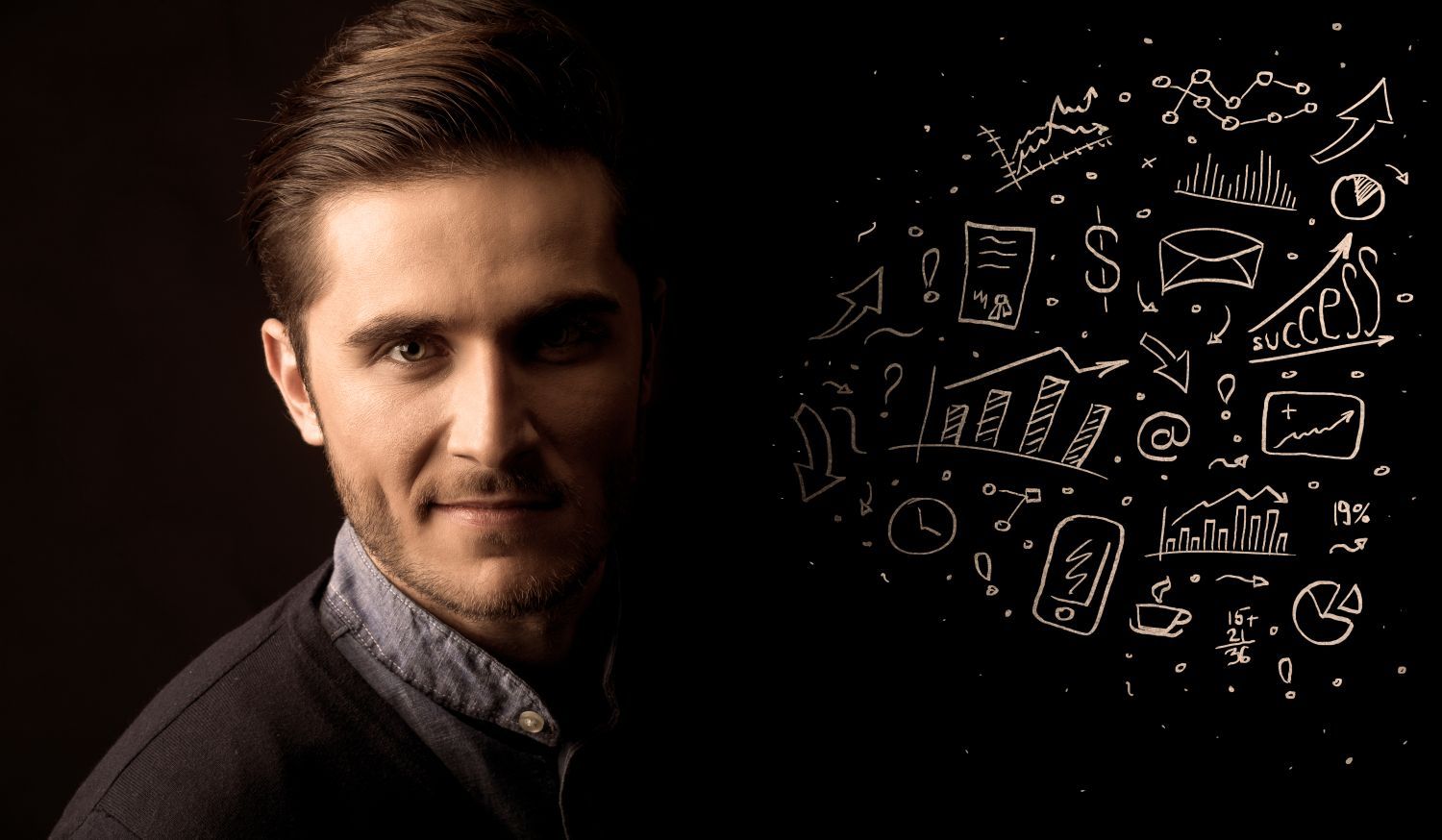 A successful software entrepreneur in his early 40s.