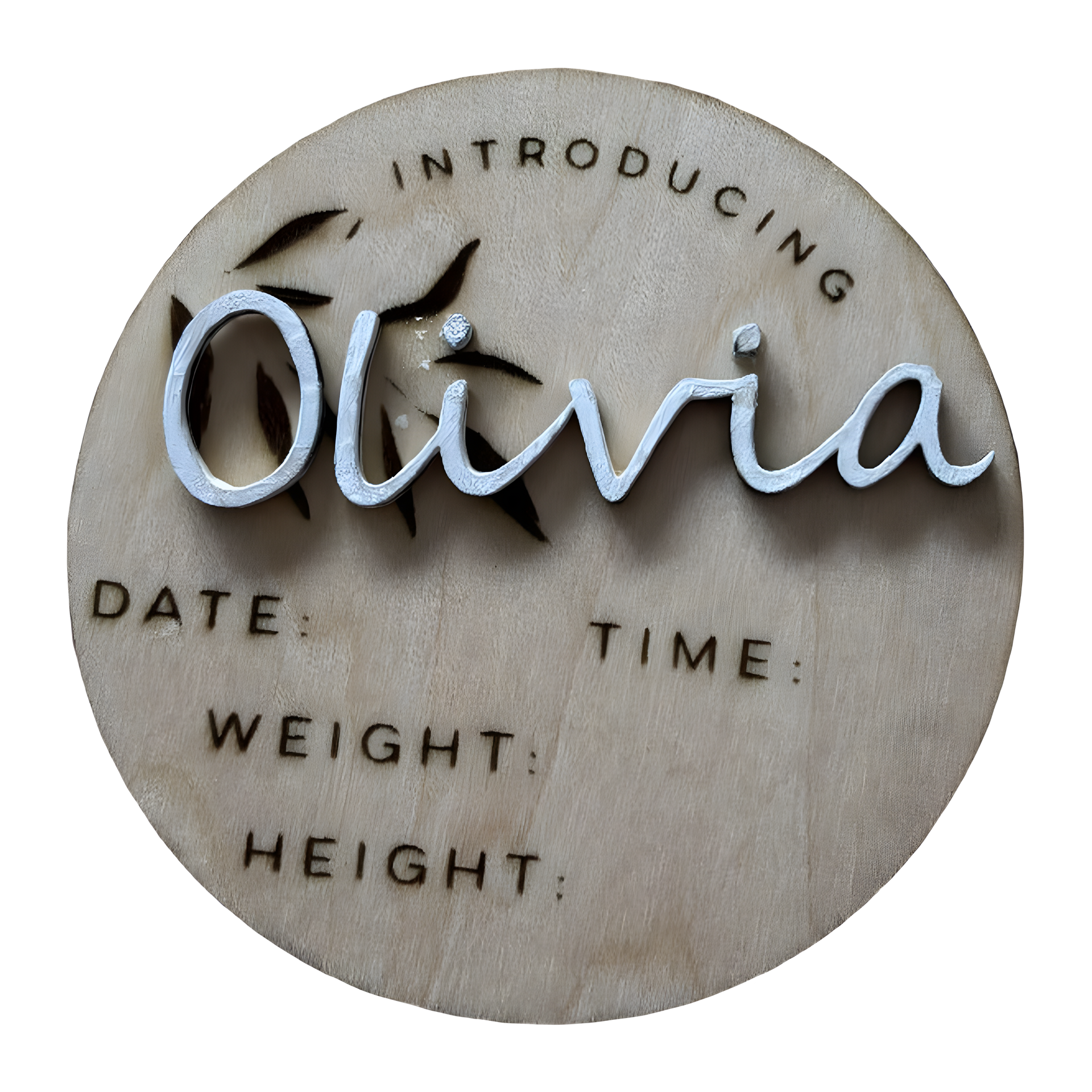 geboorteaankondiging bordje ( invulbordje)