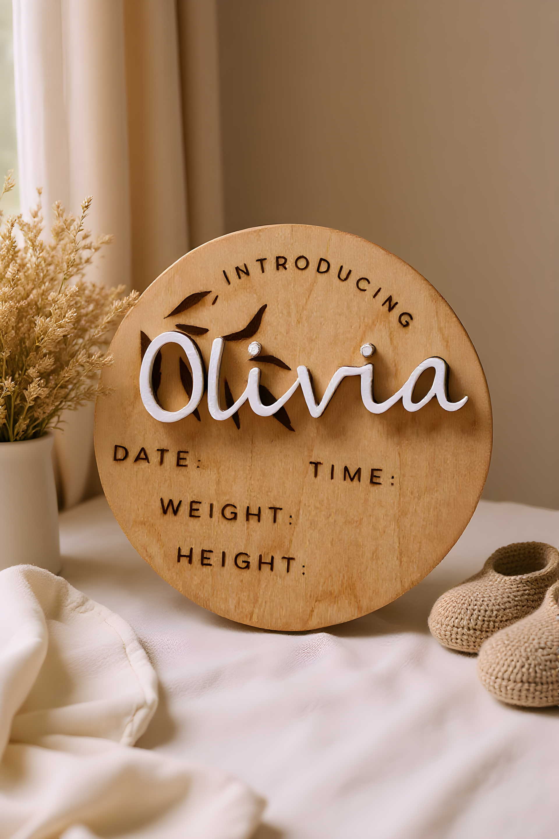 geboorteaankondiging bordje ( invulbordje)