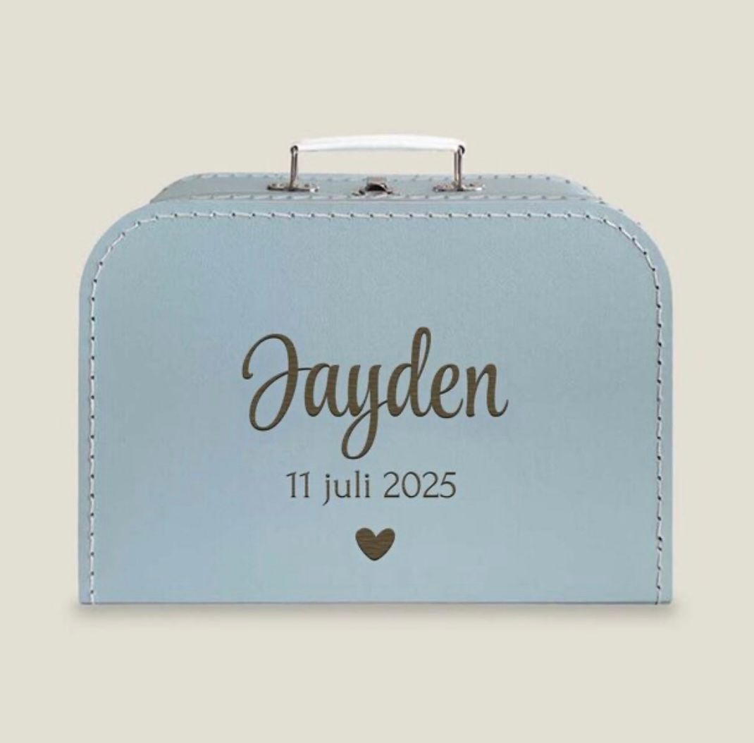 Kinderkoffertje - met naam