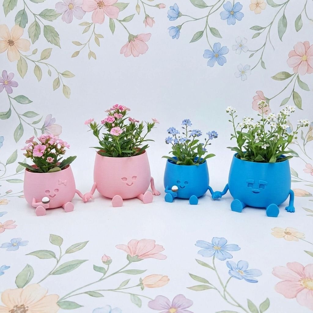 3D-geprinte happy pots