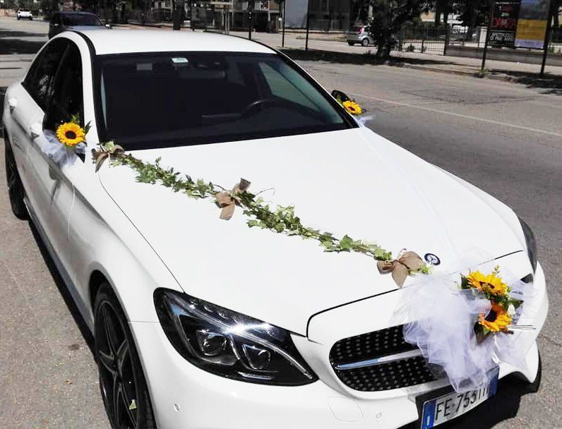 addobbi floreali per auto pescara