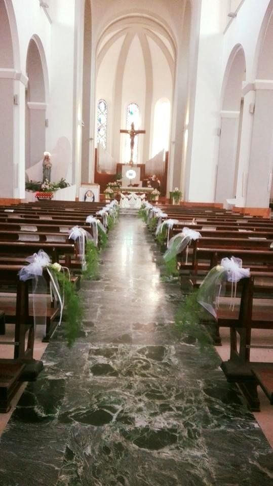 Addobbo floreale per matrimonio