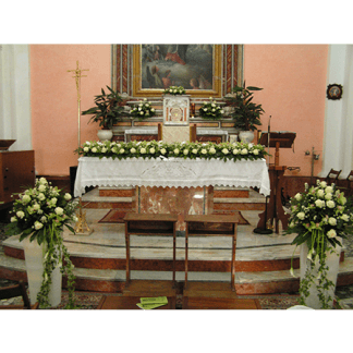 Addobbo floreale per matrimonio