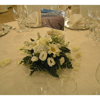 Addobbo floreale per ristorante