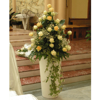 Addobbo floreale per matrimonio