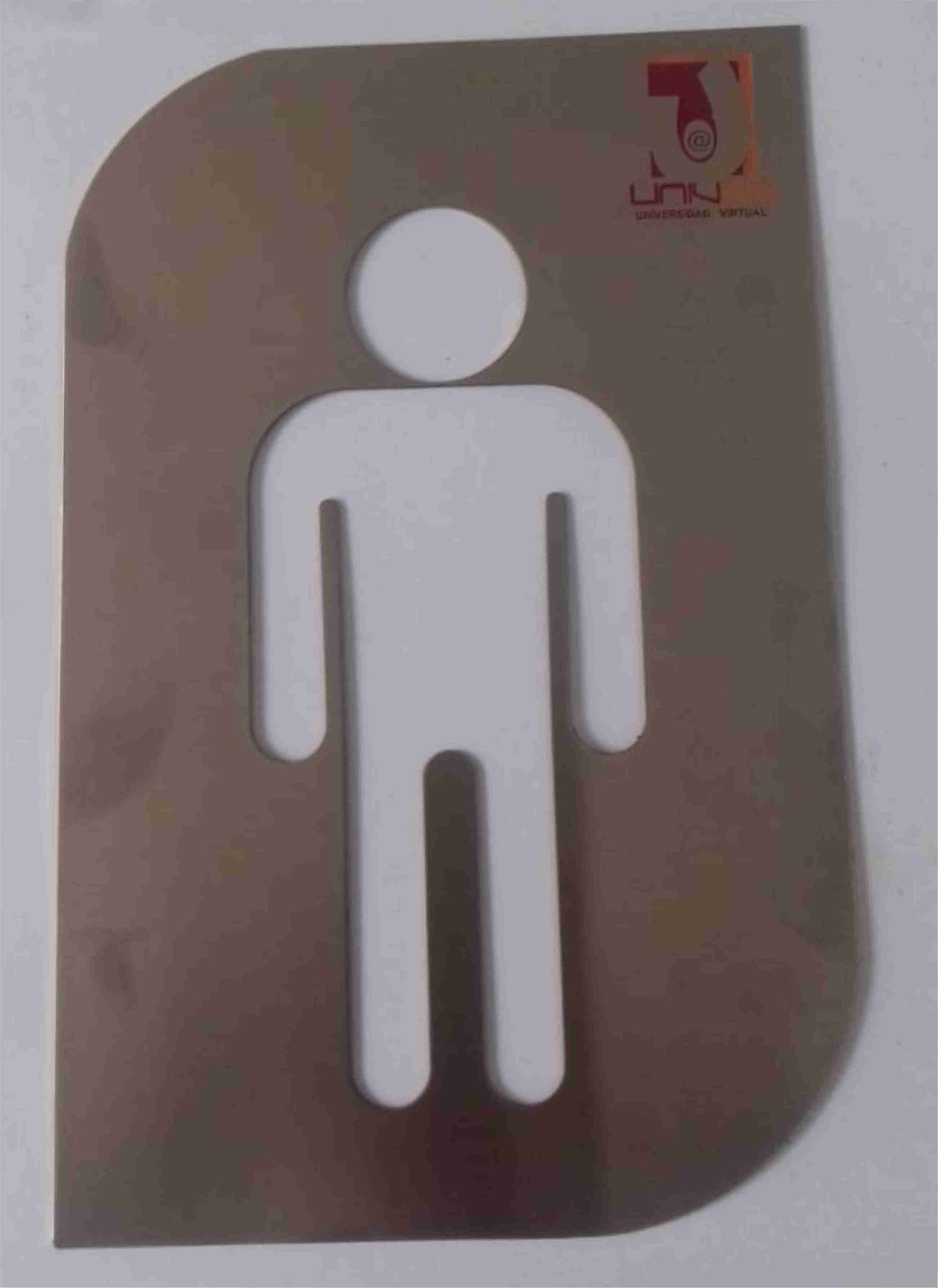 Corte agua y grabado acero inoxidable baños