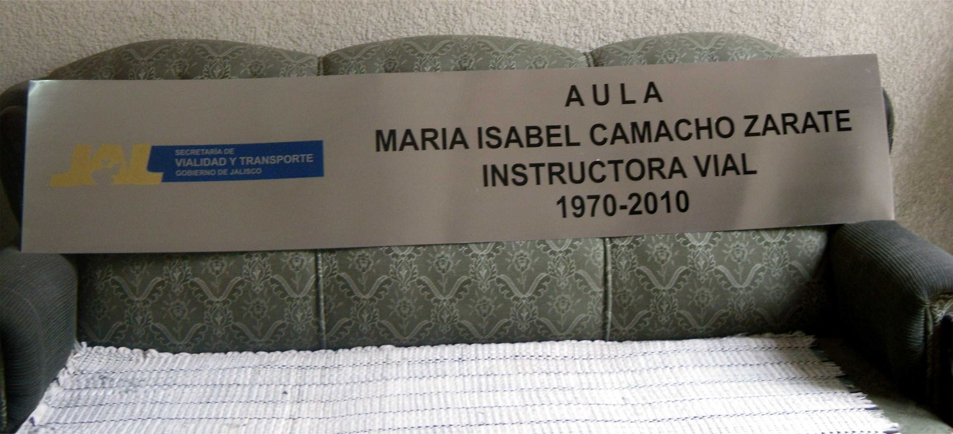 Placa Acero Inoxidable Vialidad